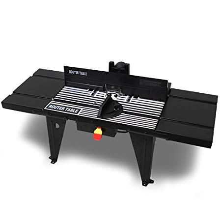XtremepowerUS Deluxe Bench Top Aluminum Router Table