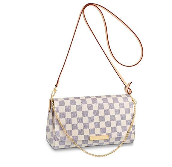 Women's Canvas Pochette Favorite MM Double-use Chain Flap Bag Small Crossbody Bag Shoulder Bag