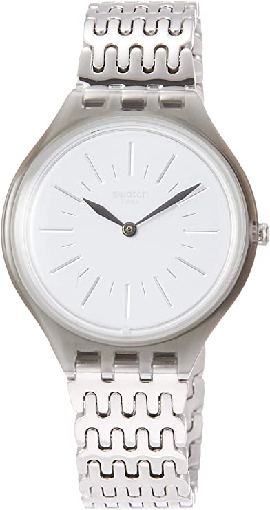 Swatch Skin Quartz Movement Silver Dial Ladies Watch SVOM104G