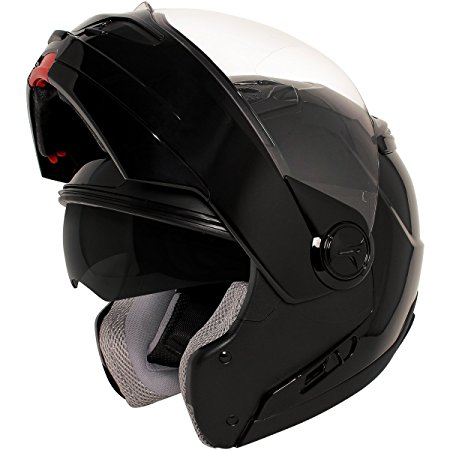 Hawk ST-1198 Transition 2 in 1 Black Modular Helmet - X-Large