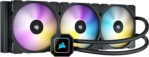 CORSAIR iCUE H170i Elite CAPELLIX Liquid CPU Cooler - 33 Dynamic RGB LEDs - 140mm Fans - 420mm Radiator - Commander CORE Smart Lighting Controller - CORSAIR iCUE Software Compatible - Zero RPM Fan