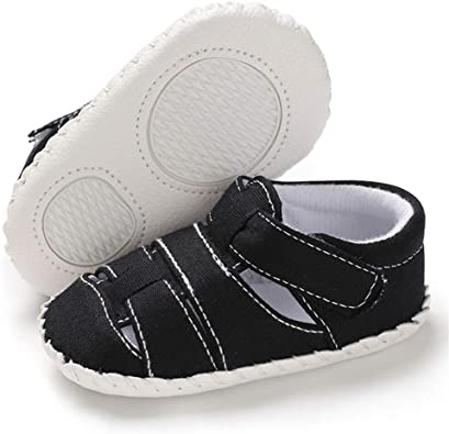 TIMATEGO Infant Baby Boys Girls Summer Sandals Soft Sole Anti-Slip Newborn Toddler First Walkers Crib Athletic Shoes(0-18 Months)