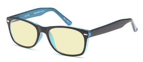 GAMMA RAY ESSENTIALS GR E-801-C1 Computer Glasses with UV Protection, Anti Blue Rays, Anti Glare and Scratch Resistant Lens in 52-18-135 Size