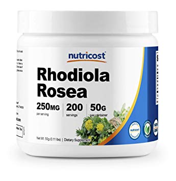 Nutricost Rhodiola Rosea Powder 100 Grams - Pure Powder, Gluten Free and Non-GMO