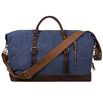 Luggage, Berchirly Canvas Duffle Bag Weekend Travel Luggage Sports Duffel Bags Unisex