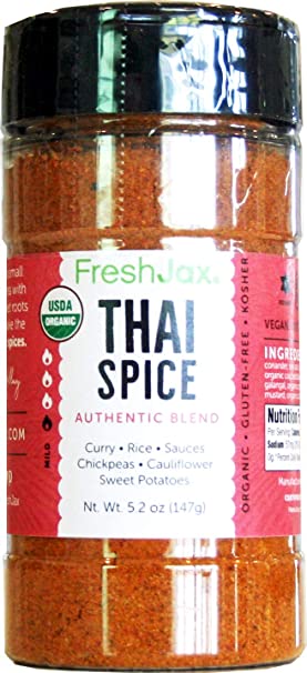 FreshJax Premium Gourmet Spices and Seasonings (Organic Thai Spice)