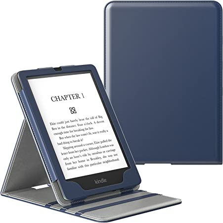 MoKo Case for 6.8" Kindle Paperwhite (11th Generation-2021) and Kindle Paperwhite Signature Edition, Premium Vertical Flip Cover with Auto Wake/Sleep for Kindle Paperwhite 2021, Indigo