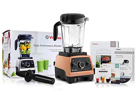 Vitamix 750 Copper Heritage G-Series Blender with 64-Ounce Container   Introduction to High Performance Blending Recipe Cookbook   Getting Started DVD   QuickStart Guide   Low-Profile Tamper