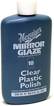 Meguiars #10 Clear Plastic Polish, 8 oz Bottle