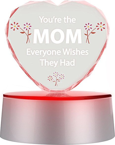 Sano Naturals Best Mom Gifts - Mothers Day Gifts Heart LED Light for Mom - Top Gifts for Mom