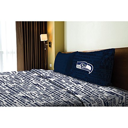 Seattle Seahawks Twin Sheet Set