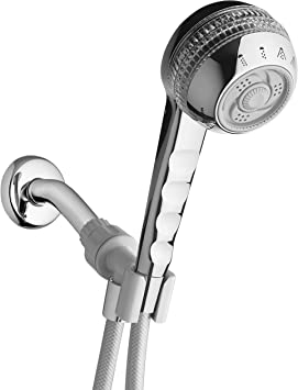 Waterpik Original Massage Shower Head Handheld Spray with 5-Foot Hose, Includes Massaging Sprays and 4 Modes, DIY Easy Installation, 1.8 GPM, Chrome, SM-453CGE