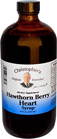 Christopher's Hawthorn Berry Heart Syrup - 16 fl oz
