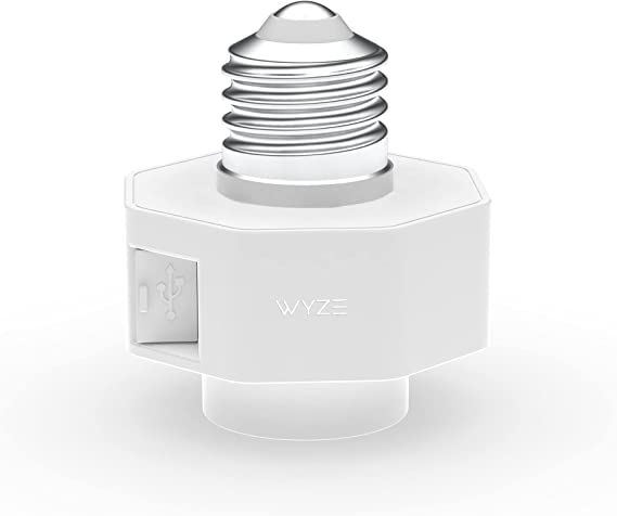 Wyze Light Socket Power Adapter for Wyze Cam v3 (v3 Camera Sold Separately)