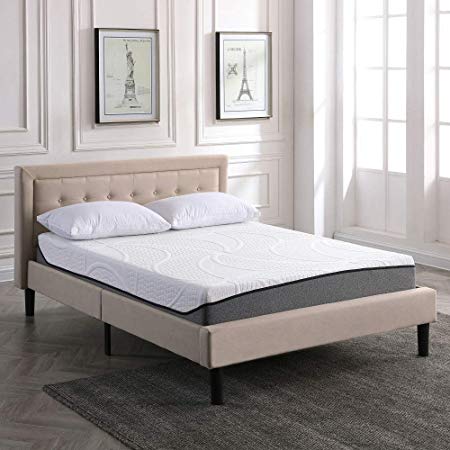 Classic Brands 410261-1110 Bed Mattress Conventional, Twin, White