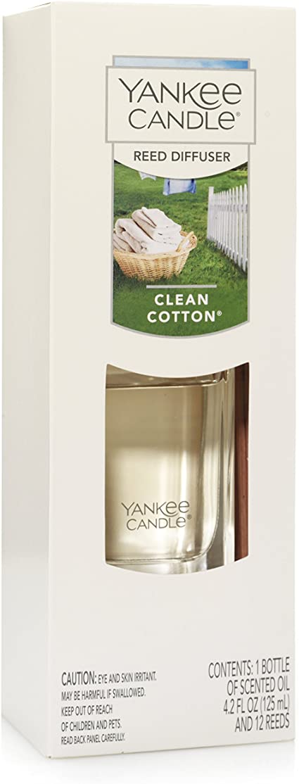 Yankee Candle Reed Diffuser, Clean Cotton