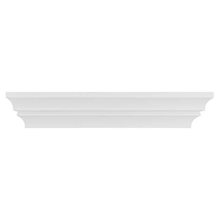 Kiera Grace Madison Contoured Wall Ledge & Shelf, 16-Inch, White