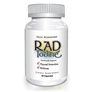 Rad Iodine - Organic Raw Thyroid Support, Improve Energy & Help Lose Weight, Boost Metabolism, helps Fatigue