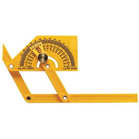 General Tools & Instruments 29 Plastic Protractor and Angle Finder with Articulating Arms