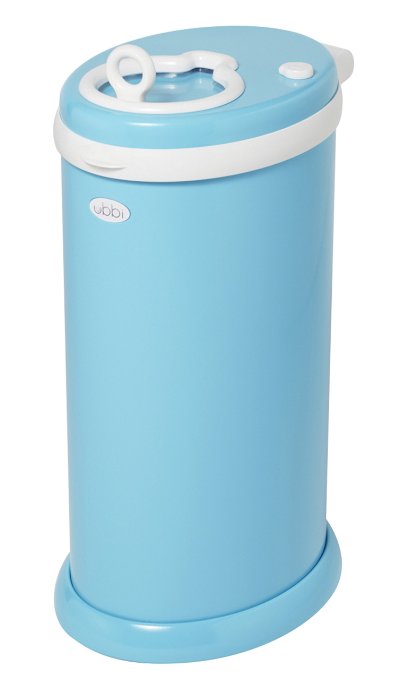 Ubbi Steel Diaper Pail, Robin's Egg Blue