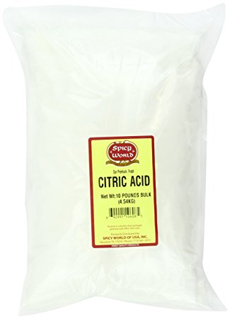 Spicy World Citric Acid, 10-Pound (Food Grade, NON-GMO)
