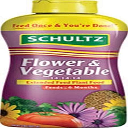 Schultz SPF48300 Flower & Vegetable Extended Feed 14-14-14 Plant Food, 2 lb