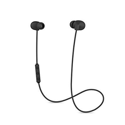 Karakao H1 Wireless Bluetooth Headphones Workout Earphones for iOS and Android Phone (Black)
