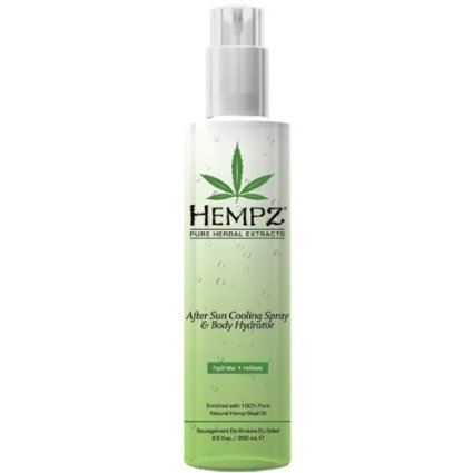 Hempz After Sun Cooling Gel and Body Hydrator, Clear, Peach Nectar, 8.5 Fluid Ounce