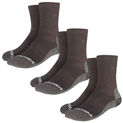 Rymora Merino Wool Walking Hiking Socks for Men & Women (Temperature Controlled Merino Wool for Optimal Thermal Performance, Seamless Toe Construction)