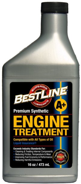 BestLine 853796001049 Premium Synthetic Engine Treatment for Gasoline Engines - 16 oz