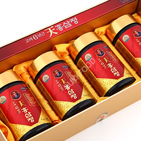 Korean 6years Root Red Ginseng Gold Extract, 240g(8.5oz) X 4ea, Saponin, Panax