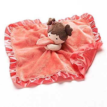 Carter's Cuddle Plush Blanket Doll, Dk Pink