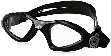 Aqua Sphere Kayenne Goggle With Clear Lens, Black/Silver, Regular