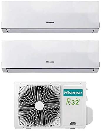 Condizionatore Climatizzatore Inverter Hisense New Comfort Dual Split 9000 12000 9 12 Btu 2AMW42U4RRA R-32 A