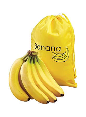 Miles Kimball Yellow Banana Storage Bag