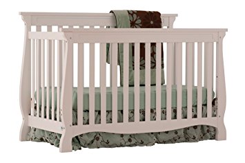 Stork Craft Carrara 4-in-1 Fixed Side Convertible Crib