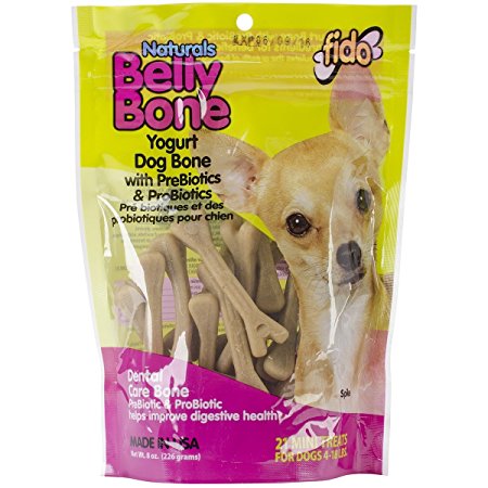 Belly Bone Yogurt Dog Bone - 21 mini treats