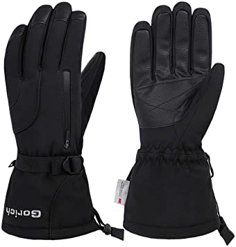 Gorich Ski Gloves,Waterproof Mens Womens Ski Gloves,Winter Warm 3M Thinsulate Snow Gloves Snowboard Gloves Snowmobile Gloves