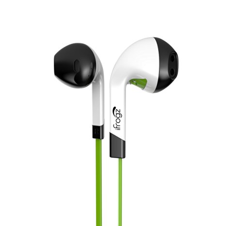 iFrogz Audio InTone Headphones with Microphone - Green