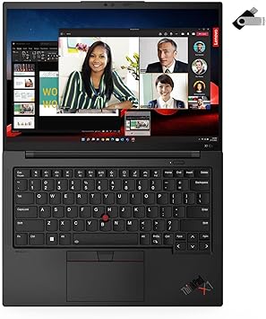 Lenovo ThinkPad X1 Carbon Gen 11 Intel Core i7-1370P vPro, 14" 2.8K (2880x1800) OLED IPS 400nits Anti-Glare, 64GB RAM, 2TB NVMe SSD, Backlit KYB Fingerprint Reader, Win11 Pro with WBT USB