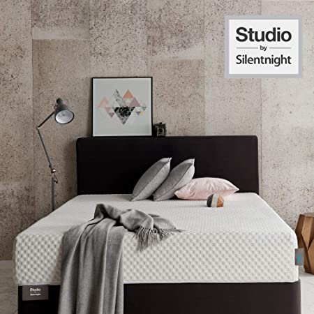 Silentnight Studio Premium Memory Foam Mattress | Cooling Effect | Made in the UK | Softer | King