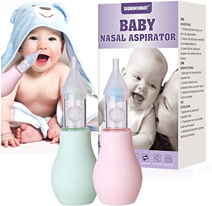 Nasal Aspirator Baby, Nasal Aspirator Newborn, Baby Nose Sucker, Baby Nose Cleaner, Baby Nasal Cleaner Snotsucker Mucus Removal for Newborns and Toddlers