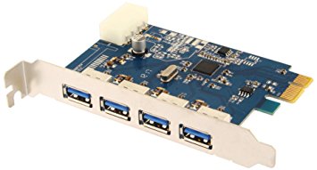 Sabrent USB 3.0 4-port PCI Express Card