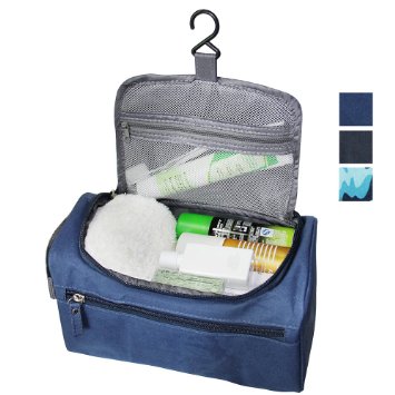 Lucky Rain Hanging Travel Toiletry Bag Underwear Pouch Business Traveling Storage Bag Case (Blue)