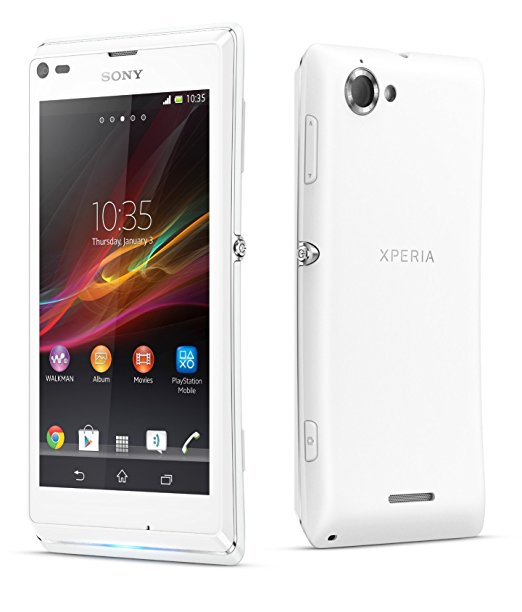 Sony Xperia L C2105 White (Factory Unlocked) 4.3" , 8 Mp, 1 GHZ Dual Core , 8gb Fast Shipping All the World By Fedex