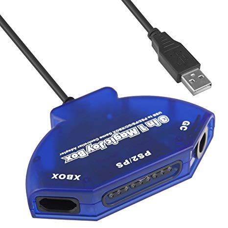 3 in 1 Magic Joy Box (PS2/PS/GC/XBOX to PC USB Adapter)