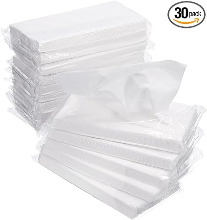 MUDDER Car Tissue Refill Auto Visor Tissue Refills Napkin Holder Refill for Sun Visor Car Travel Tissues, Soft and Smooth, 3-Ply (30 Pieces)