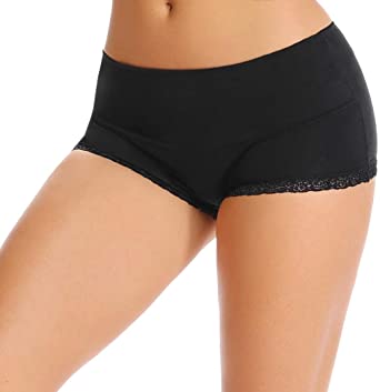 Briefs Panties for Women Seamless Mid Rise Full Coverage Hipster Quick Dry No Show Underwear 2 Pack