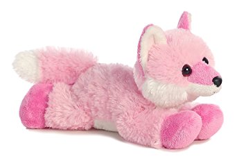 Strawberry Pink Fox Mini Flopsie 8" by Aurora