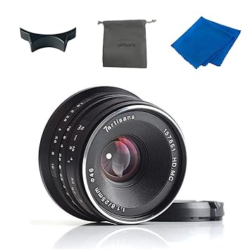 7artisans Photoelectric 25mm f/1.8 Lens for Fujifilm X Mount - Black